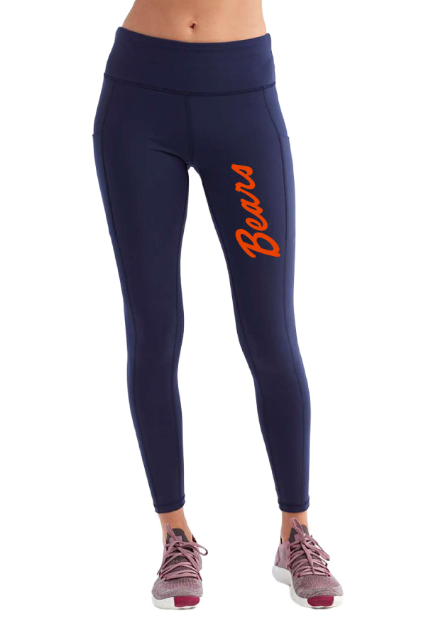Del Mar Coastal Bears Women's Performance Leggings