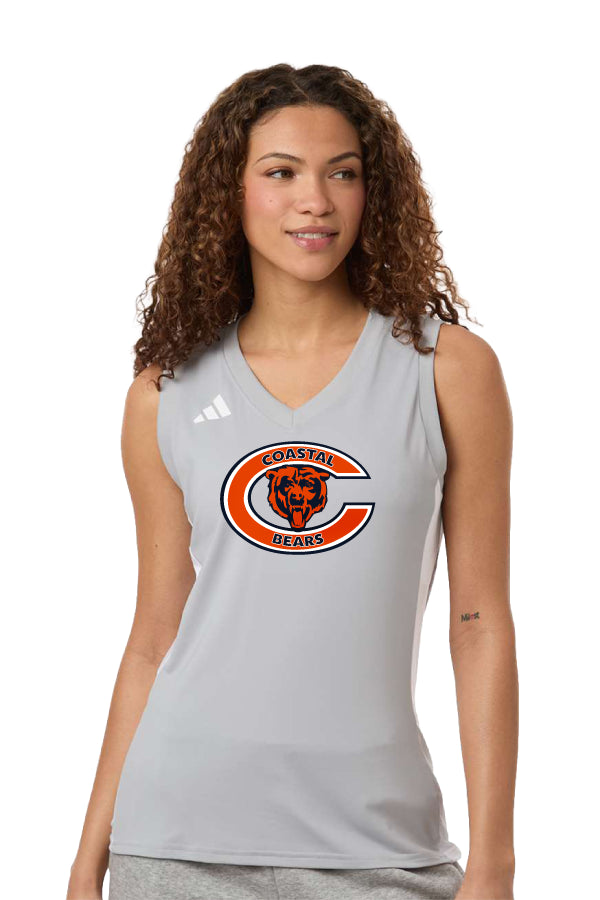 Women's V-Neck Sleeveless Jersey
