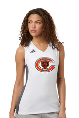 Women's V-Neck Sleeveless Jersey