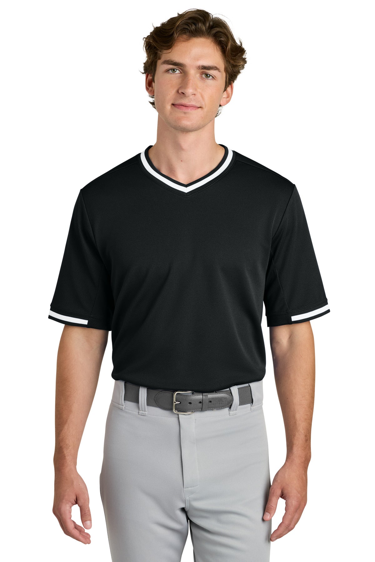 Sport-Tek ®  Tough Mesh V-Neck Baseball Jersey ST221