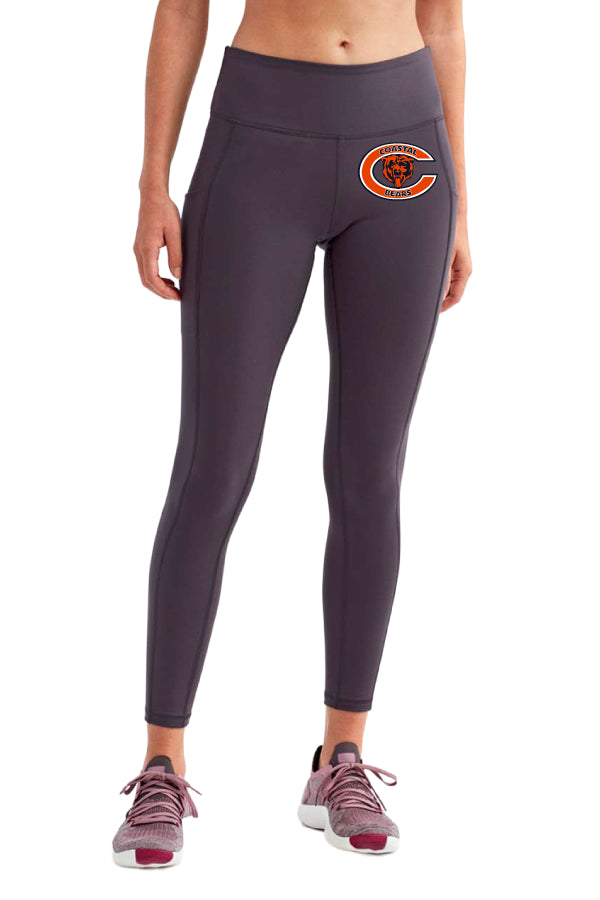 Del Mar Coastal Bears Women's Performance Leggings